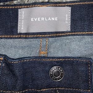 Size 27 Everlane Darkwash Mid-Rise Jeans